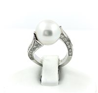 Anello Mikimoto Donna in Oro bianco Diamante 1.18 Ct ABM20WB - ABM20WB